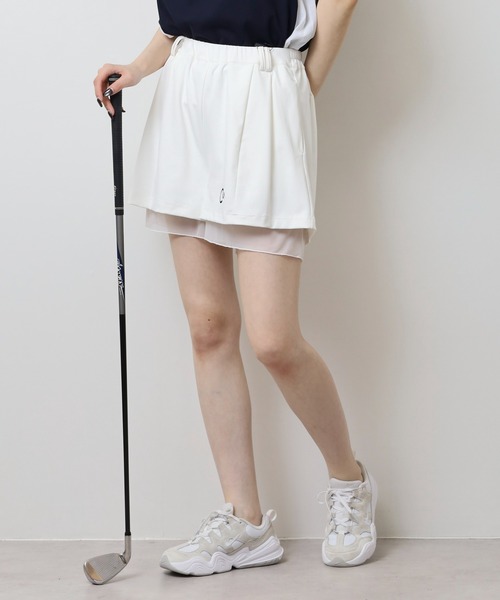 CECIL McBEE（セシルマクビー）の「チュールレイヤードショートパンツ（その他パンツ・レディース・ブラック/ホワイト・1(S)/2(M)）」の3枚目の写真