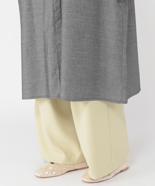 studio CLIP（スタディオクリップ）の「ダンガリーフリルワンピース（ワンピース・レディース・ブラック/ブルー・FREE）」の21枚目の写真