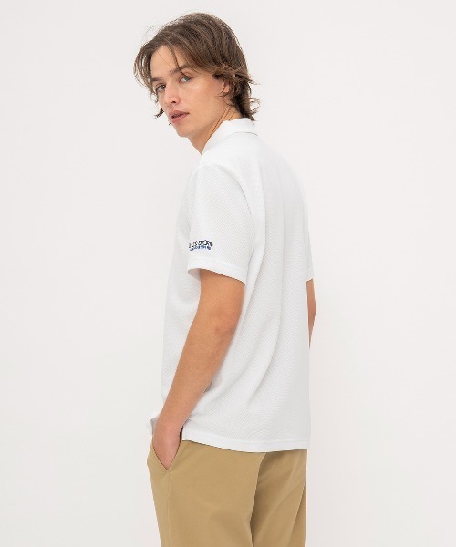 le coq sportif（ルコックスポルティフ）の「ヘランカカノコポロシャツ（ポロシャツ・メンズ・ネイビー/ホワイト/ブルー・M/L/XL/XXL/S）」の4枚目の写真