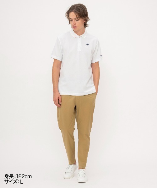 le coq sportif（ルコックスポルティフ）の「ヘランカカノコポロシャツ（ポロシャツ・メンズ・ネイビー/ホワイト/ブルー・M/L/XL/XXL/S）」の5枚目の写真