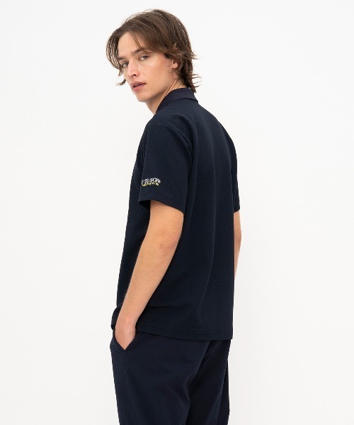 le coq sportif（ルコックスポルティフ）の「ヘランカカノコポロシャツ（ポロシャツ・メンズ・ネイビー/ホワイト/ブルー・M/L/XL/XXL/S）」の7枚目の写真