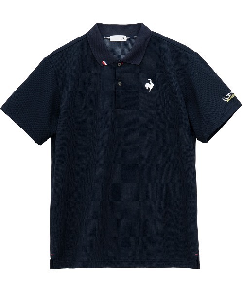 le coq sportif（ルコックスポルティフ）の「ヘランカカノコポロシャツ（ポロシャツ・メンズ・ネイビー/ホワイト/ブルー・M/L/XL/XXL/S）」の9枚目の写真