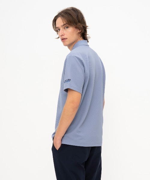 le coq sportif（ルコックスポルティフ）の「ヘランカカノコポロシャツ（ポロシャツ・メンズ・ネイビー/ホワイト/ブルー・M/L/XL/XXL/S）」の10枚目の写真