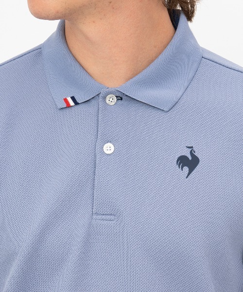 le coq sportif（ルコックスポルティフ）の「ヘランカカノコポロシャツ（ポロシャツ・メンズ・ネイビー/ホワイト/ブルー・M/L/XL/XXL/S）」の12枚目の写真