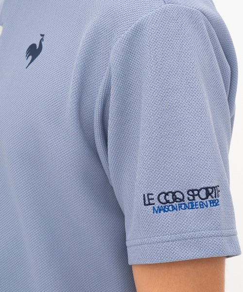 le coq sportif（ルコックスポルティフ）の「ヘランカカノコポロシャツ（ポロシャツ・メンズ・ネイビー/ホワイト/ブルー・M/L/XL/XXL/S）」の15枚目の写真