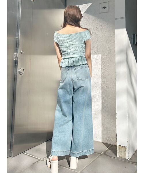 セール】カットソーシャーリングトップス（Tシャツ/カットソー