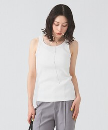 Ray BEAMS | ベーシック リブ タンクトップ(タンクトップ)