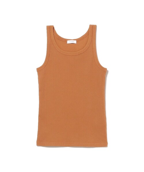 Ray BEAMS（レイビームス）の「ベーシック リブ タンクトップ（タンクトップ・レディース・ホワイト/ダークブラウン/ブラック・ONE SIZE）」の6枚目の写真