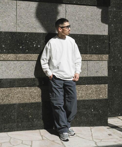 URBAN RESEARCH DOORS（アーバンリサーチドアーズ）の「URD Drawstring Long-Sleeve T-shirts（Tシャツ/カットソー・メンズ・ホワイト/グレー/ブラック・LARGE/MEDIUM）」の10枚目の写真