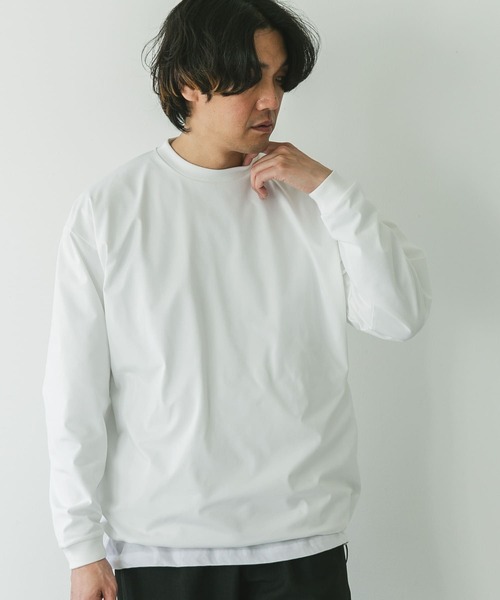 新品 希少 BTS愛用ブランド HUMAN MADE 長袖カットソー ホワイト URD Drawstring Long-Sleeve T-shirts(Tシャツ/カットソー