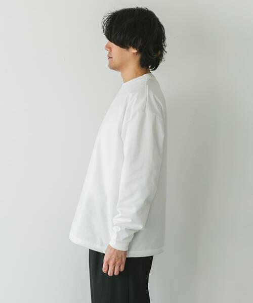 URBAN RESEARCH DOORS（アーバンリサーチドアーズ）の「URD Drawstring Long-Sleeve T-shirts（Tシャツ/カットソー・メンズ・ホワイト/グレー/ブラック・LARGE/MEDIUM）」の22枚目の写真