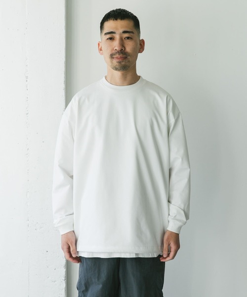 ★韓国の人気★【Reinsein】★long sleeve dangara t-shir.t★ URD Drawstring Long-Sleeve T-shirts（Tシャツ/カットソー