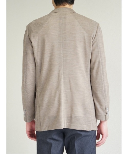 m.f.editorial(エムエフエディトリアル)の「【ストレッチ ウォッシャブル】m.f.エディトリアル メンズ Super100'S ウール 2ボタン ジャケット グレー(テーラードジャケット・メンズ・グレー/ベージュ・MEDIUM/LARGE/X-LARGE)」の10枚目の写真