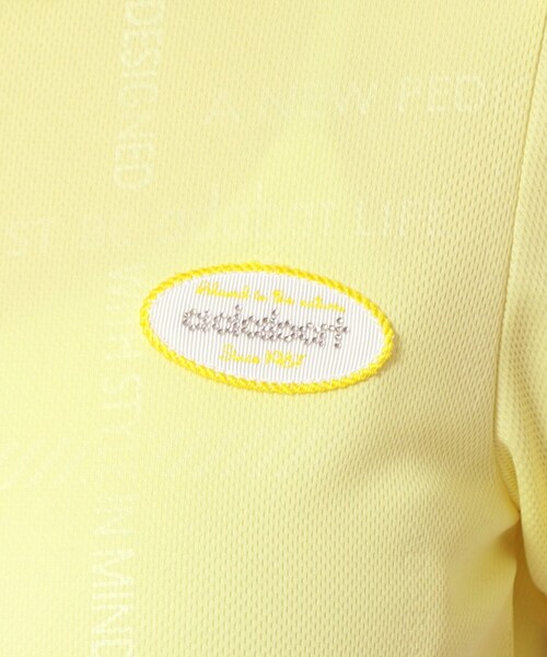 adabat（アダバット）の「UVカット/吸水速乾 クールコアロゴチェックポロシャツ（ポロシャツ・レディース・ホワイト/ベビーピンク/イエロー系その他・36/42/40/38）」の16枚目の写真