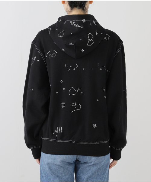 Oriens JOURNAL STANDARD(オリエンス ジャーナルスタンダード)の「【Praying/プレイング】 2013 Hoodie PRAY240 23-NAVY(パーカー・レディース・ネイビー・X-SMALL)」の5枚目の写真