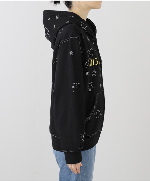 Oriens JOURNAL STANDARD(オリエンス ジャーナルスタンダード)の「【Praying/プレイング】 2013 Hoodie PRAY240 23-NAVY(パーカー・レディース・ネイビー・X-SMALL)」の6枚目の写真
