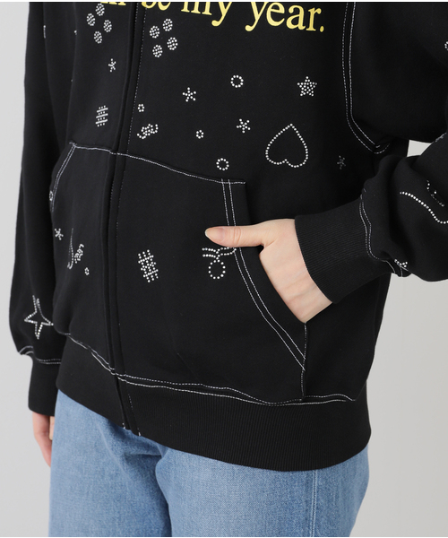Oriens JOURNAL STANDARD(オリエンス ジャーナルスタンダード)の「【Praying/プレイング】 2013 Hoodie PRAY240 23-NAVY(パーカー・レディース・ネイビー・X-SMALL)」の8枚目の写真