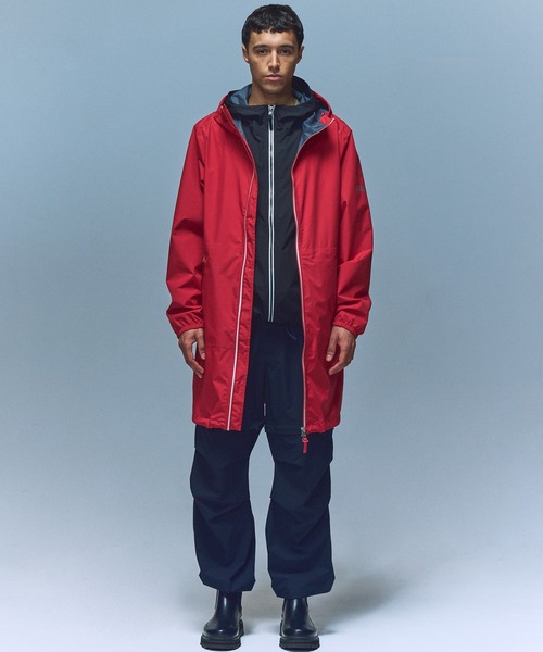 AIGLE（エーグル）の「MTD 防水 透湿 撥水ジップ ポケッタブルフーデッドコート（マウンテンパーカー・レディース・ブラック/パープル/モスグリーン/ピンク/ダークブルー/レッド/セージグリーン/ブルー・L/S/M）」の20枚目の写真