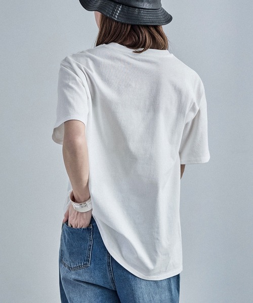 Fashion Letter（ファッションレター）の「フォトプリントTee（Tシャツ/カットソー・レディース・ブラック/オフホワイト・M）」の11枚目の写真