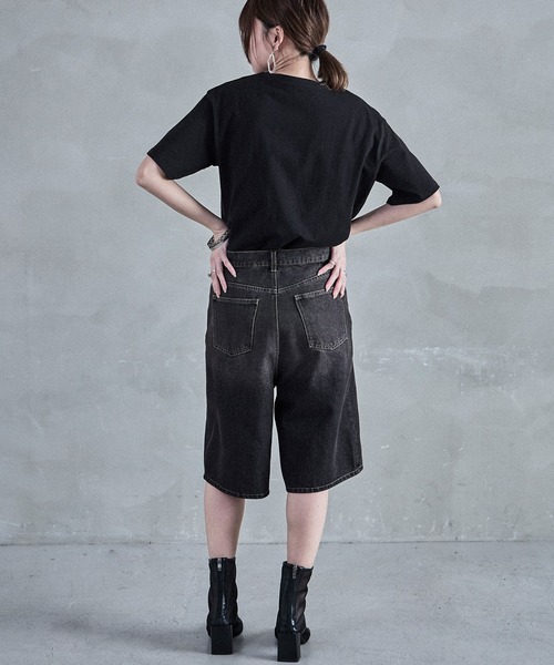 Fashion Letter（ファッションレター）の「フォトプリントTee（Tシャツ/カットソー・レディース・ブラック/オフホワイト・M）」の21枚目の写真