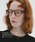 Jugaad14�i�W���K�[�h�t�H�[�e�B�[���j�́u�yjugaad14�zCOVE CLEAR tortoise brown�i�T���O���X�j�v�b�u���E���n8