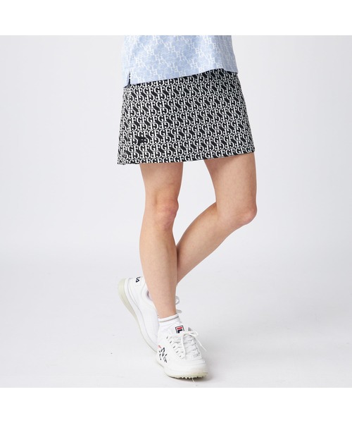 FILA GOLF(フィラゴルフ )の「FILA GOLF/フィラ ゴルフ ゴルフウェア 部分メッシュ エコ スカート インナーパンツ付き セットアイテム(スカート・レディース・ブラック系その他/ブラック/ホワイト・M/L/LL)」の21枚目の写真