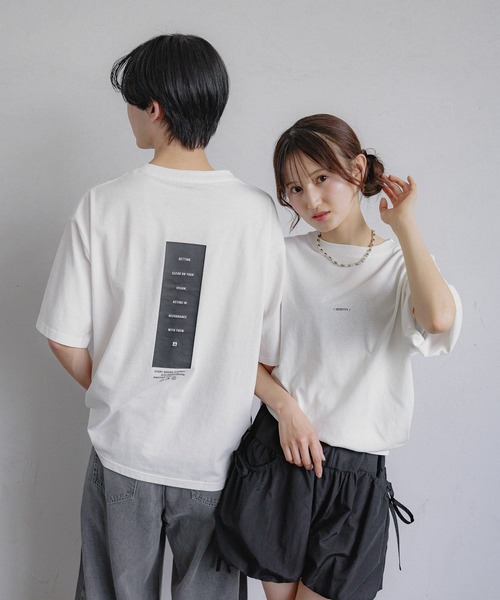 GLOBAL WORK（グローバルワーク）の「USAグラフィックT半袖/AND YUA ANY/147470（Tシャツ/カットソー・キッズ・グレー/ブラック/グレイッシュベージュ/ホワイト系6/グリーン系その他3/ベージュ/ホワイト系5/ダークグレー/レッド系その他6・LARGE/MEDIUM/SMALL）」の3枚目の写真