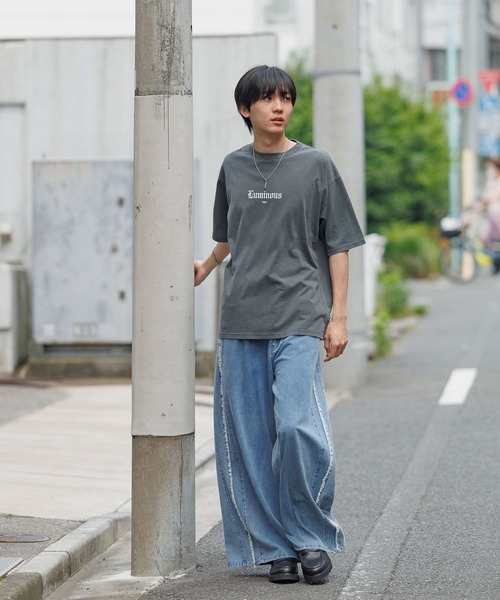 GLOBAL WORK（グローバルワーク）の「USAグラフィックT半袖/AND YUA ANY/147470（Tシャツ/カットソー・キッズ・グレー/ブラック/グレイッシュベージュ/ホワイト系6/グリーン系その他3/ベージュ/ホワイト系5/ダークグレー/レッド系その他6・LARGE/MEDIUM/SMALL）」の15枚目の写真