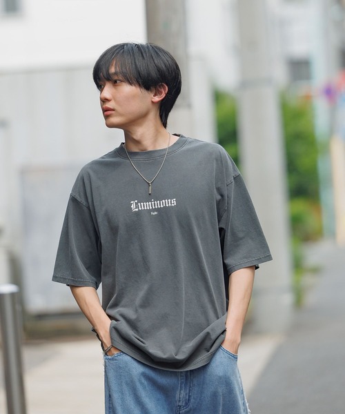 GLOBAL WORK（グローバルワーク）の「USAグラフィックT半袖/AND YUA ANY/147470（Tシャツ/カットソー・キッズ・グレー/ブラック/グレイッシュベージュ/ホワイト系6/グリーン系その他3/ベージュ/ホワイト系5/ダークグレー/レッド系その他6・LARGE/MEDIUM/SMALL）」の16枚目の写真