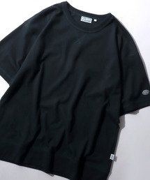 2026SS新色追加 DISCUS/ディスカス USAコットン ヘビーウェイト オーバーサイズ ロゴワッペン刺繍  Tスウェット Tトレーナー 半袖Tシャツ レディース メンズ