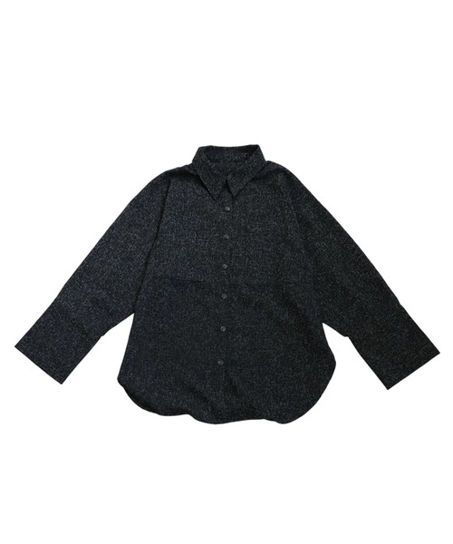antiqua(アンティカ)の「サマーツイードシャツ(シャツ/ブラウス・レディース・ブラック/ブラウン/アイボリー・ONESIZE)」の20枚目の写真