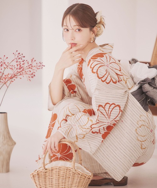 浴衣3点セット（浴衣・帯・下駄）（浴衣）｜sugar nine（シュガー