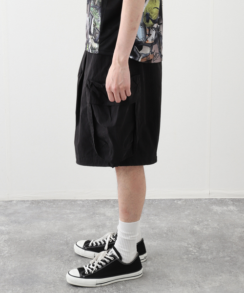PULP/417EDIFICE(パルプフォーワンセブンエディフィス)の「【P.A.M. / パム】LUNACY CHOW SHORTS(カーゴパンツ・メンズ・ブラック・MEDIUM)」の5枚目の写真