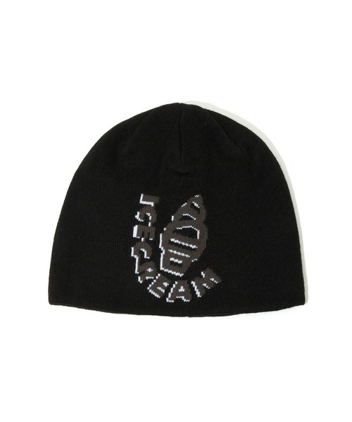 ニットキャップ・ビーニー Rest & Recreation RR LOGO JACQUARD BEANIE SCRIPT LOGO JACQUARD BEANIE（ニットキャップ/ビーニー）｜X