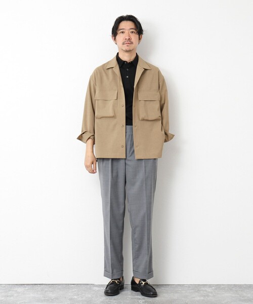 NOLLEY’S(ノーリーズ)の「NSN アジャスター付2タックスラックス 25SS(スラックス・メンズ・グレー/ブラック/チャコールグレー・S/M/L/XL)」の5枚目の写真