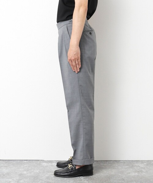 NOLLEY’S(ノーリーズ)の「NSN アジャスター付2タックスラックス 25SS(スラックス・メンズ・グレー/ブラック/チャコールグレー・S/M/L/XL)」の8枚目の写真