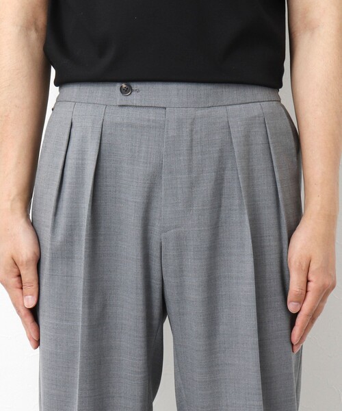 NOLLEY’S(ノーリーズ)の「NSN アジャスター付2タックスラックス 25SS(スラックス・メンズ・グレー/ブラック/チャコールグレー・S/M/L/XL)」の10枚目の写真