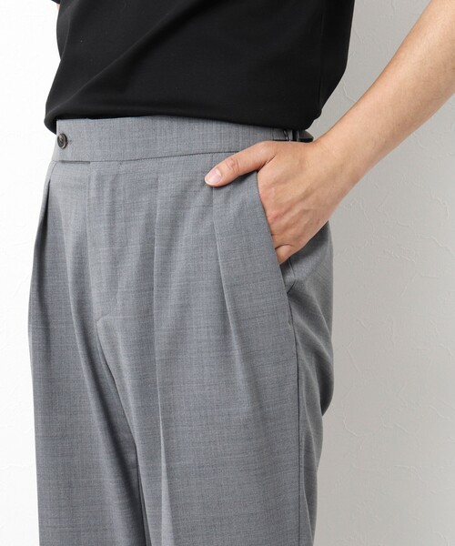 NOLLEY’S(ノーリーズ)の「NSN アジャスター付2タックスラックス 25SS(スラックス・メンズ・グレー/ブラック/チャコールグレー・S/M/L/XL)」の11枚目の写真