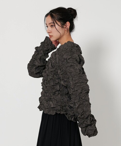 【美品】BEAUTY＆YOUTH ポリエステルシャーリングブルゾン　ブラック BEAUTY&YOUTH UNITED ARROWS（ビューティーアンドユースユナイテッド