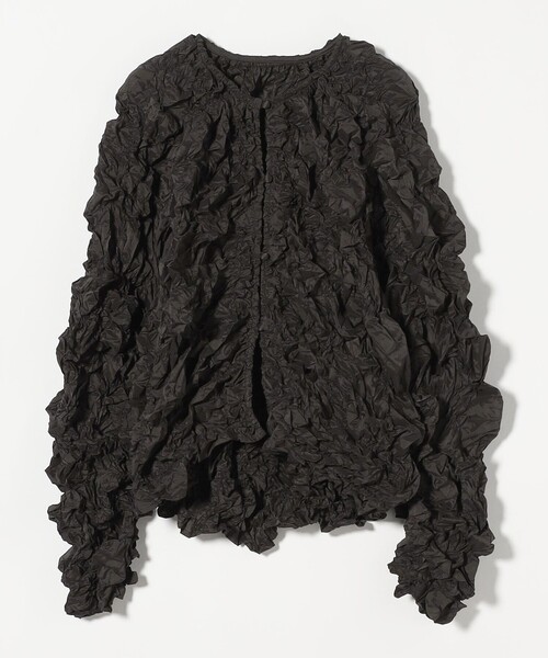 【美品】BEAUTY＆YOUTH ポリエステルシャーリングブルゾン　ブラック BEAUTY&YOUTH UNITED ARROWS（ビューティーアンドユースユナイテッド