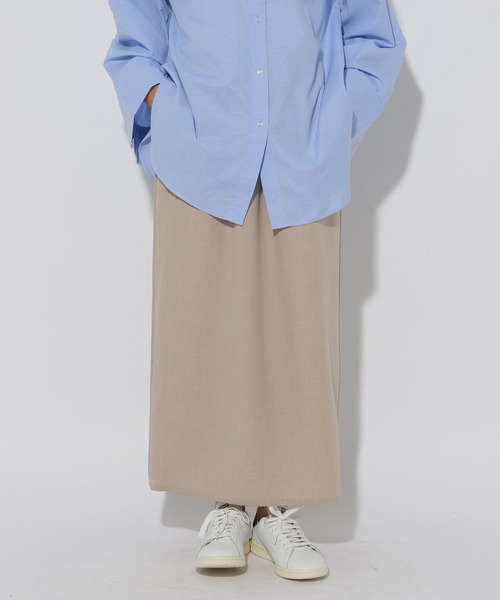Elura(エルーラ)の「ヴィンテージツイルクロススカート<低身長サイズあり>/323302(スカート・レディース・グレイッシュベージュ/アイボリー/チャコールグレー・FREE(S)/MEDIUM/LARGE)」の3枚目の写真