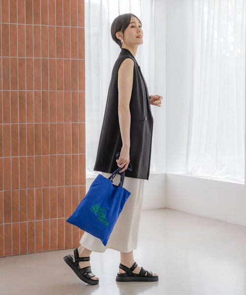 Elura(エルーラ)の「ヴィンテージツイルクロススカート<低身長サイズあり>/323302(スカート・レディース・グレイッシュベージュ/アイボリー/チャコールグレー・FREE(S)/MEDIUM/LARGE)」の5枚目の写真