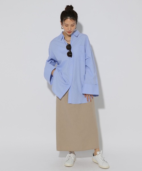 Elura(エルーラ)の「ヴィンテージツイルクロススカート<低身長サイズあり>/323302(スカート・レディース・グレイッシュベージュ/アイボリー/チャコールグレー・FREE(S)/MEDIUM/LARGE)」の11枚目の写真