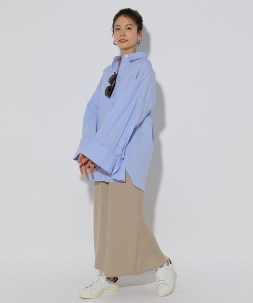 Elura(エルーラ)の「ヴィンテージツイルクロススカート<低身長サイズあり>/323302(スカート・レディース・グレイッシュベージュ/アイボリー/チャコールグレー・FREE(S)/MEDIUM/LARGE)」の12枚目の写真