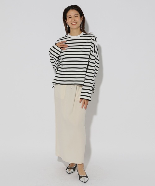 Elura(エルーラ)の「ヴィンテージツイルクロススカート<低身長サイズあり>/323302(スカート・レディース・グレイッシュベージュ/アイボリー/チャコールグレー・FREE(S)/MEDIUM/LARGE)」の13枚目の写真