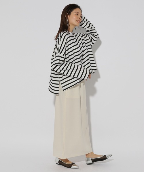 Elura(エルーラ)の「ヴィンテージツイルクロススカート<低身長サイズあり>/323302(スカート・レディース・グレイッシュベージュ/アイボリー/チャコールグレー・FREE(S)/MEDIUM/LARGE)」の14枚目の写真