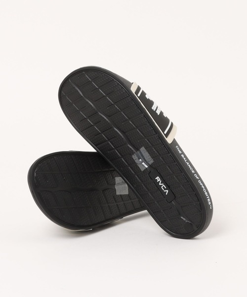 RVCA(ルーカ)の「RVCA メンズ CHAINMAIL SHOWER SLIDE ファッションサンダル 【2025年春夏モデル】/ルーカスライドサンダル・シャワサン(シャワーサンダル)(サンダル・メンズ・ブラック系その他/ブラック/ブラック×ホワイト/オレンジ・10/9/8)」の14枚目の写真