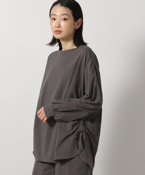 LAKOLE(ラコレ)の「【多機能ウェア】ラッシュガードドロストプルオーバー / 291765(ラッシュガード・レディース・モカ/オフホワイト/チャコールグレー・FREE)」の14枚目の写真