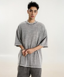 CORPUS TOKYO | 【セットアップ対応】ケミカルウォッシュラインパイピングTシャツ(Tシャツ/カットソー)