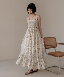 LOWRYS FARM | シャーリングワンピース　 292364(ワンピース)